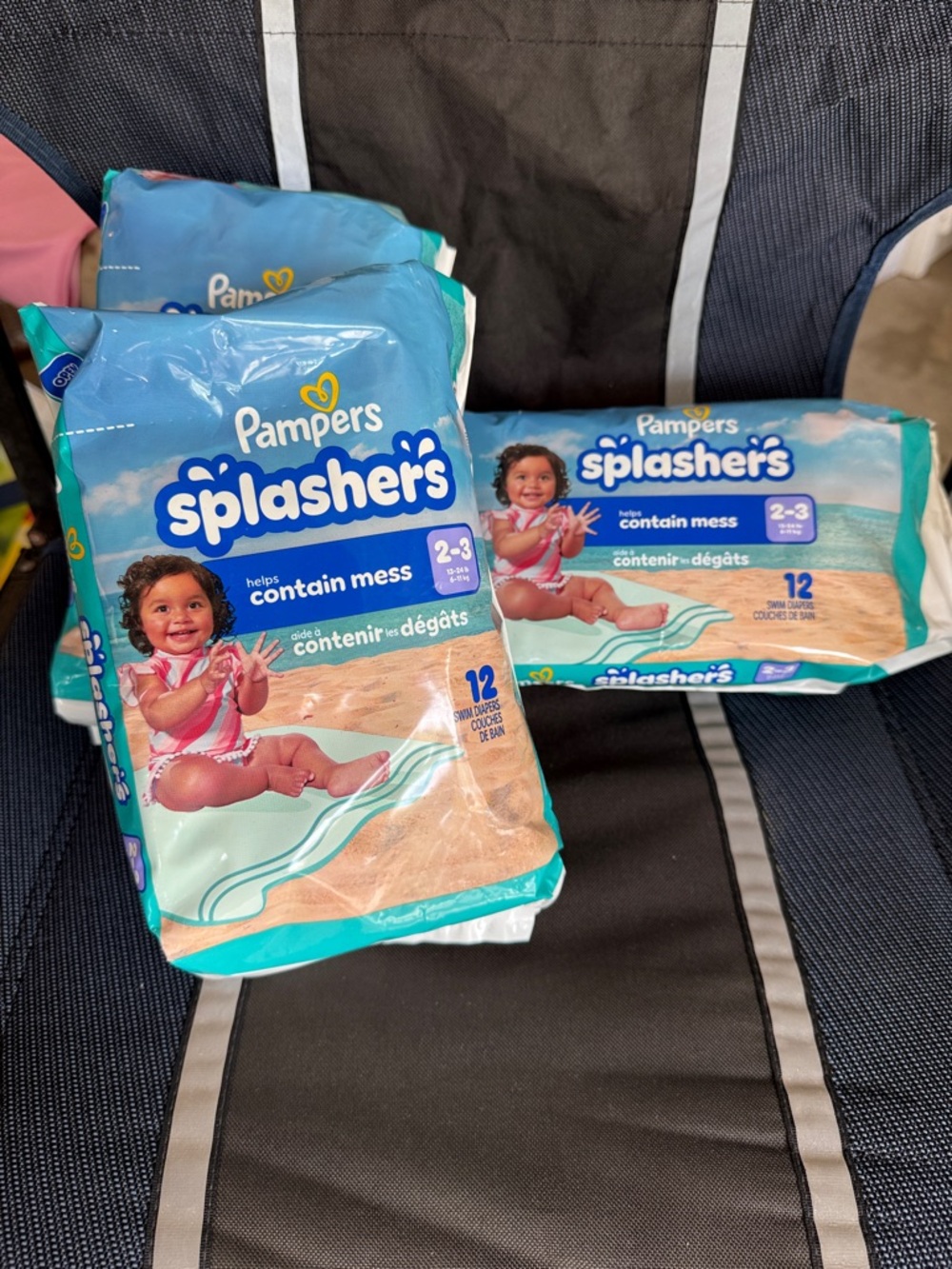 Pampers Splashers Swim Diapers - size 2-3, 3 packs